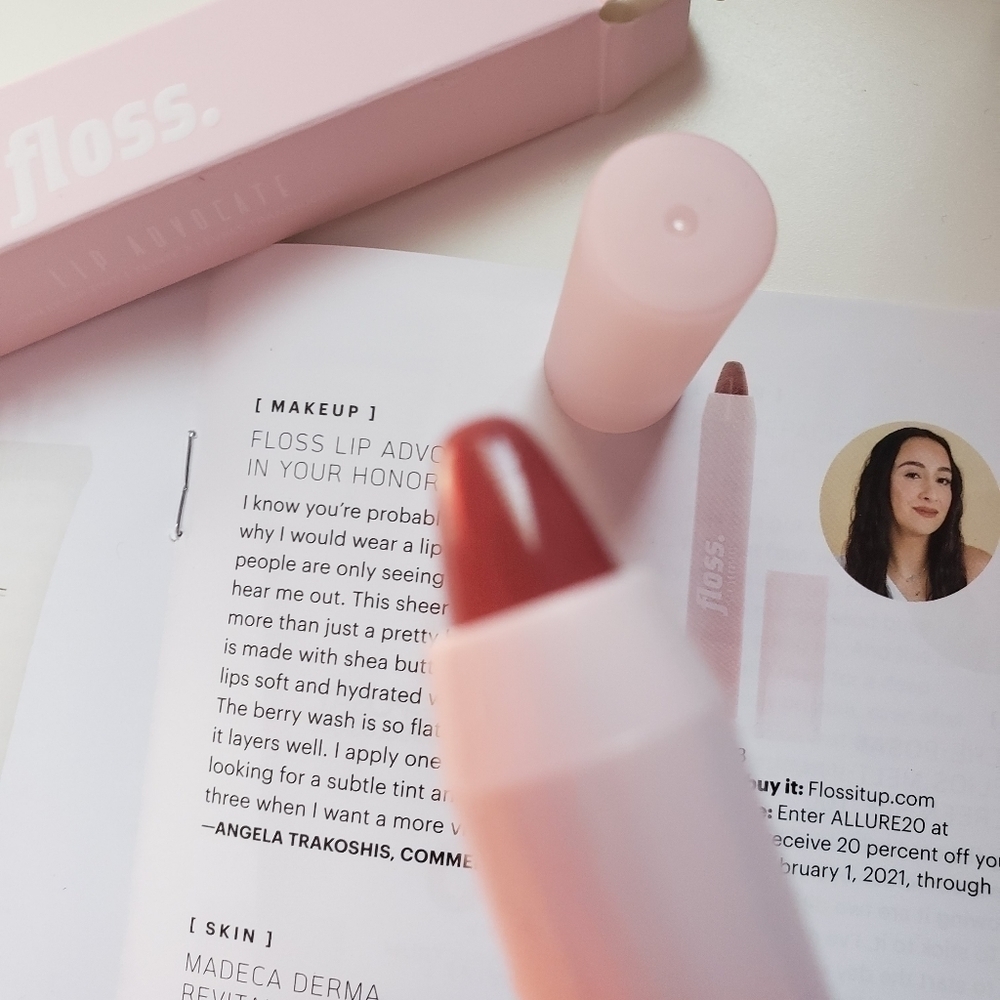 FLOSS lip advocate in your honor. NWT